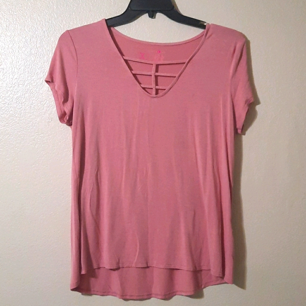 Pink strappy top